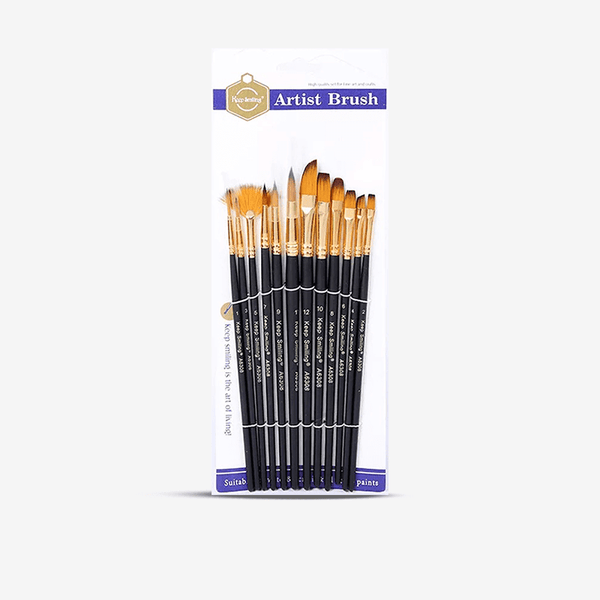 Keep Smiling Mix Artist Brush Set 12Pcs