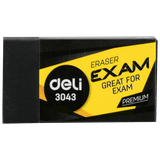 Deli Student Eraser Black E3043