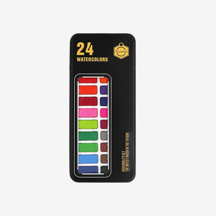 Keep Smiling Watercolor Set in Tin Box - thestationerycompany.pk