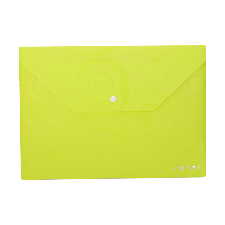 Deli E39640 Deco File Bag Snap A4 - thestationerycompany.pk