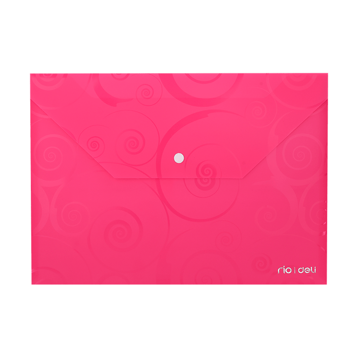 Deli E39640 Deco File Bag Snap A4 - thestationerycompany.pk
