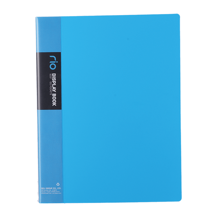 Deli E5037 Display Book A4 100 Pockets - thestationerycompany.pk