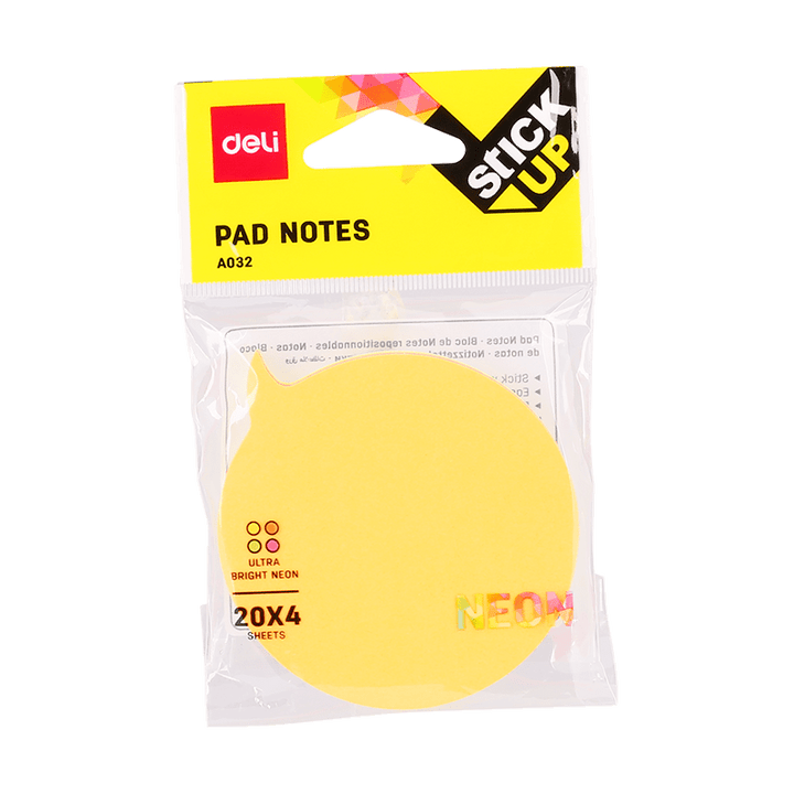 Deli Shaped Sticky Notes 76×76mm EA03202 - thestationerycompany.pk