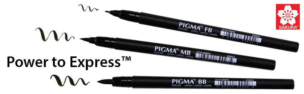 Sakura Pigma Brush Pen - thestationerycompany.pk