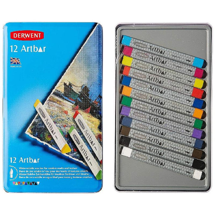 Derwent Artbar Oil Pastel Tin Pack Sets - thestationerycompany.pk