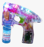 Transparent Bubble Gun with 2 Refills