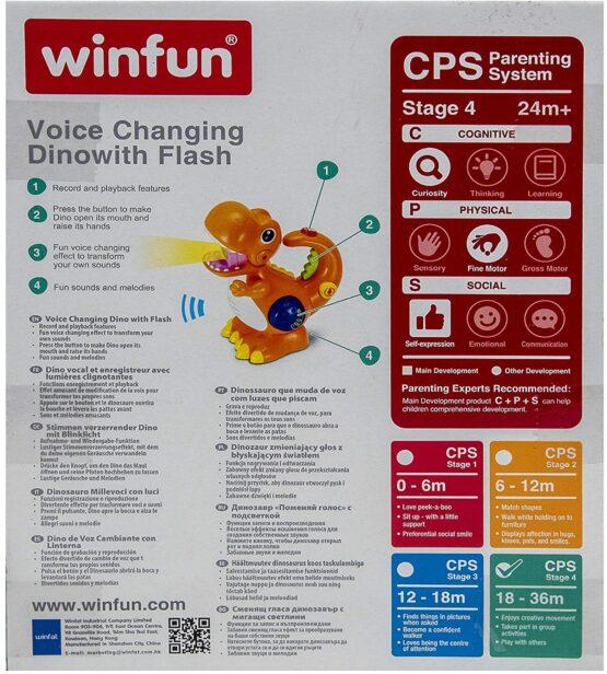 WinFun Recording & Voice Changing Dinosaur Toy - thestationerycompany.pk