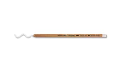 Faber Castell Pitt Pastel Pencil White Soft Single Piece