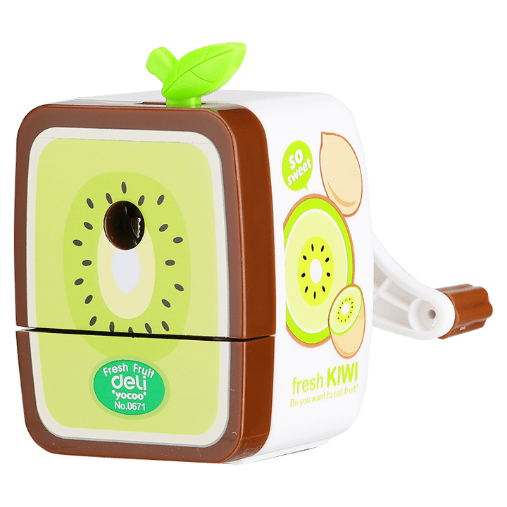 Deli Rotary Pencil Sharpener Fruit Shape E0671 - thestationerycompany.pk