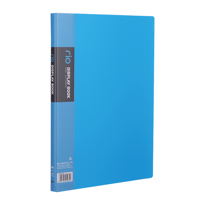 Deli Display Book A4 20 Pockets E5032 - thestationerycompany.pk