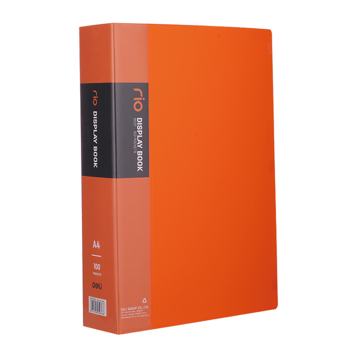 Deli E5037 Display Book A4 100 Pockets - thestationerycompany.pk