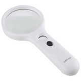 Deli Magnifier 2 Glass With LED 75mm 9099 - thestationerycompany.pk
