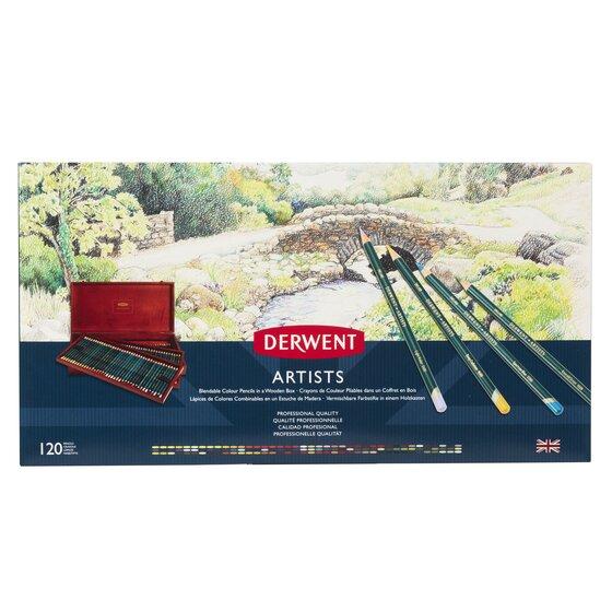 Derwent Artists Colored Pencils Set of 120 - thestationerycompany.pk