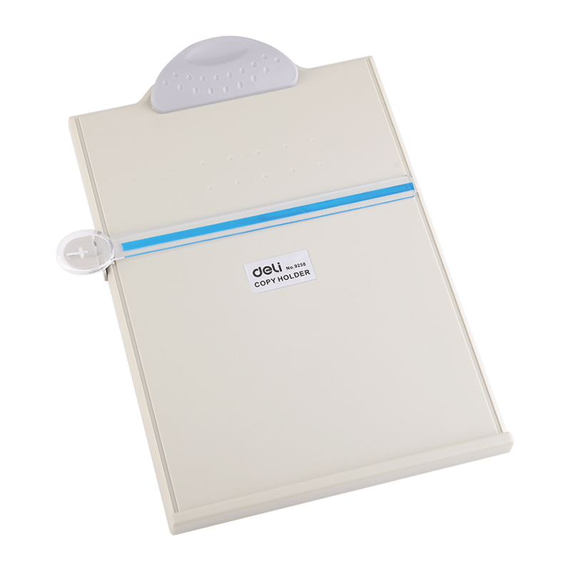 A4 Clip In Ruler Deli Clipboard With Ruler Reading Stand A4 E9258 – thestationerycompany.pk