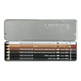 Cretacolor Oil Pencils Drawing Set Of 6 Pcs - thestationerycompany.pk