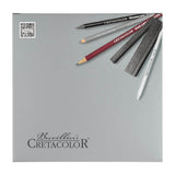 Cretacolor Silver Box Graphite Drawing Set Of 17 Pcs - thestationerycompany.pk