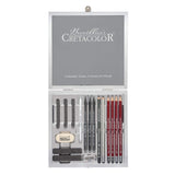 Cretacolor Silver Box Graphite Drawing Set Of 17 Pcs - thestationerycompany.pk