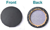 Round Black Canvas Board