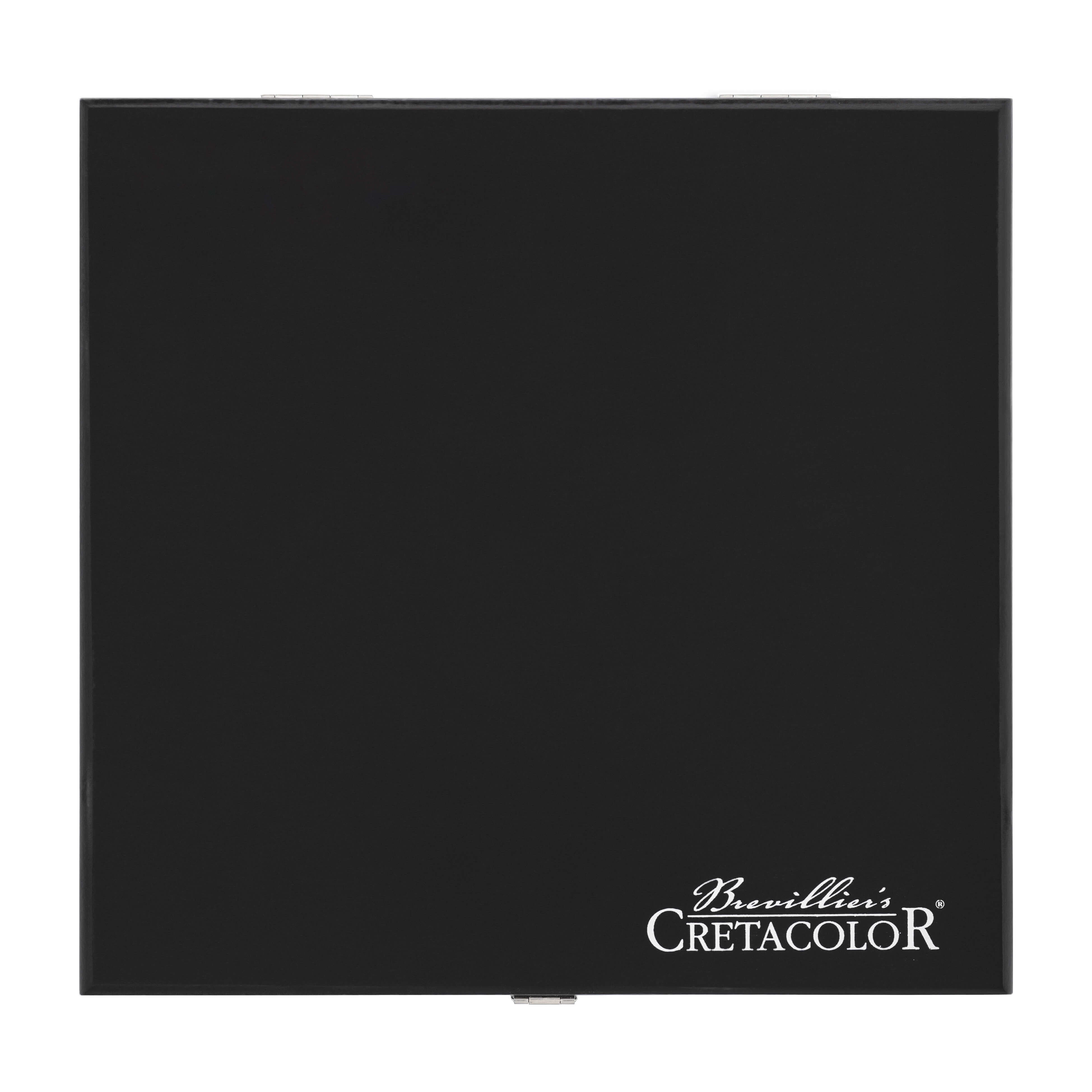 Cretacolor Wooden Black Box Charcoal And Drawing Set Of 20