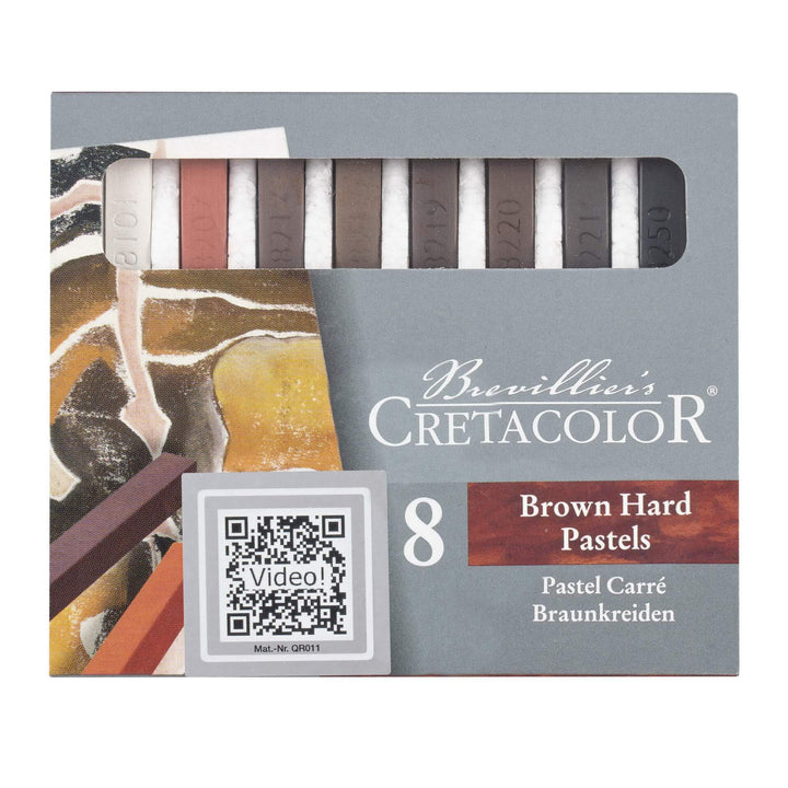 Cretacolor Fixative Brown 8 Assorted Chalks Set - thestationerycompany.pk