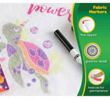 Crayola Fine Line Fabric Markers Set Of 10