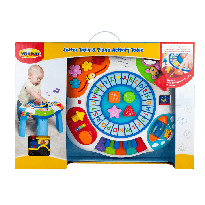 Winfun Letter Train Piano Activity Table – - Main Image