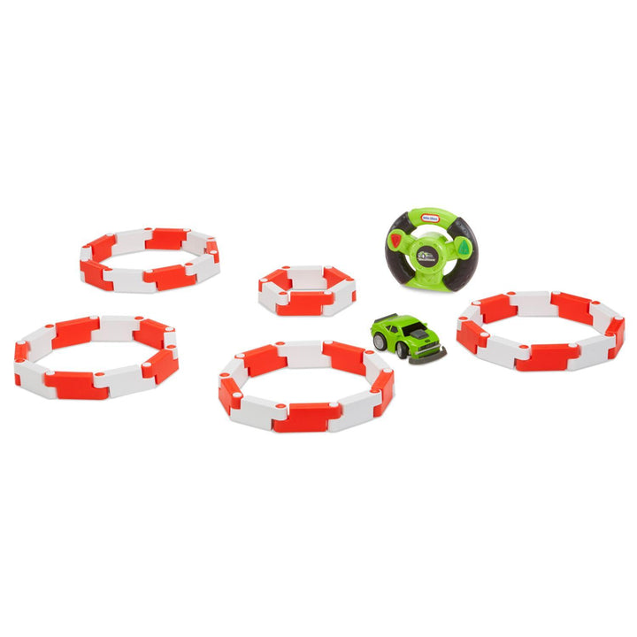 Little Tikes YouDrive Flex Tracks with RC Green Muscle Car - thestationerycompany.pk