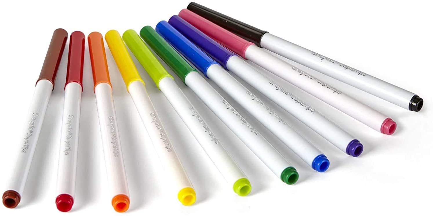 Crayola Super Tips Washable Markers Set of 10