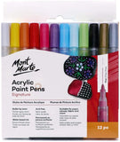 Mont Marte Acrylic Paint Pens Pack Of 12