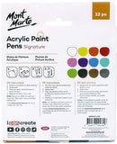 Mont Marte Acrylic Paint Pens Pack Of 12