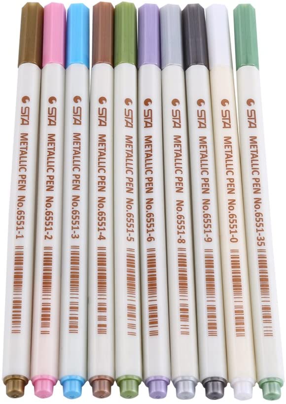 STA Metallic Color Pen Pack of 10