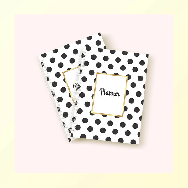 Dotted Planner Spiral Notebook Style One