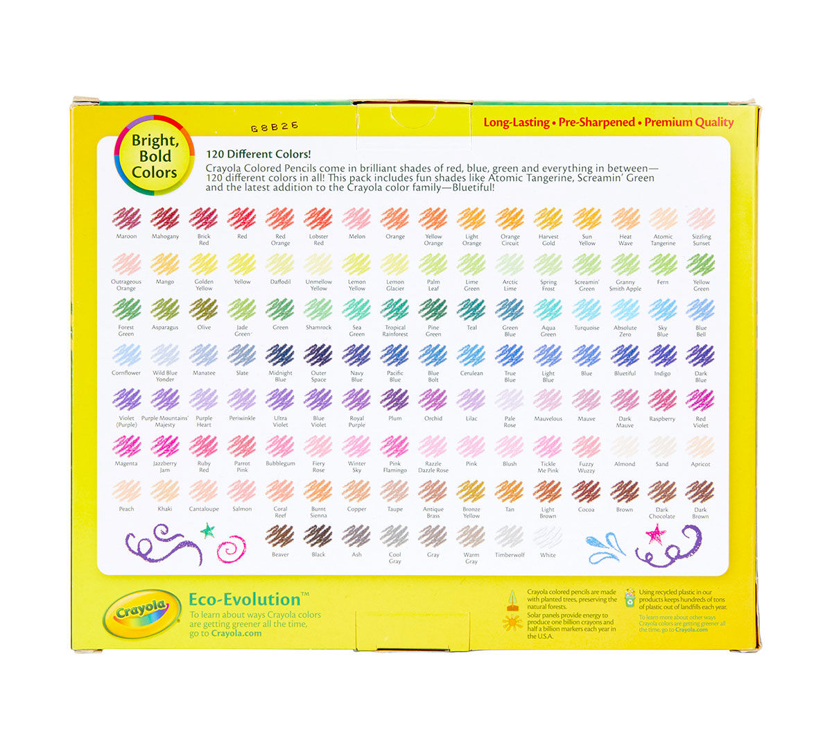 Crayola Colored Pencils Pack Of 120