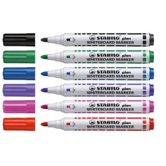Stabilo Plan Whiteboard Marker Bullet Nib - thestationerycompany.pk