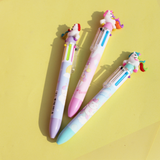 Unicorn 6 Colors Ball Point Pen