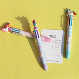 Unicorn 6 Colors Ball Point Pen