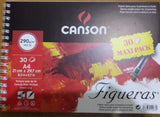 Canson Figueras Spiral Canvas Painting Pad