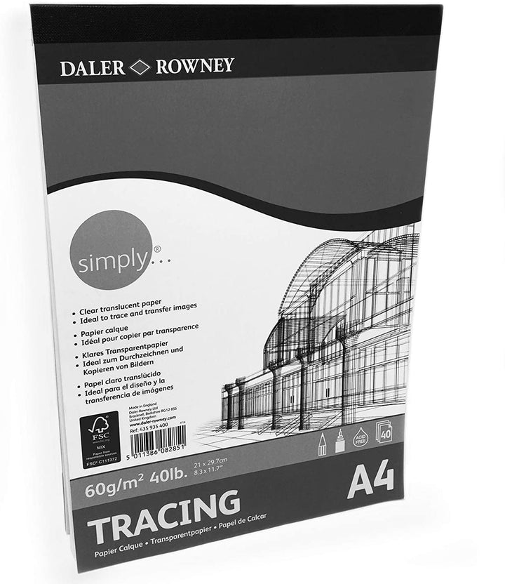 Daler Rowney Tracing Paper Pads 60gsm – thestationerycompany.pk