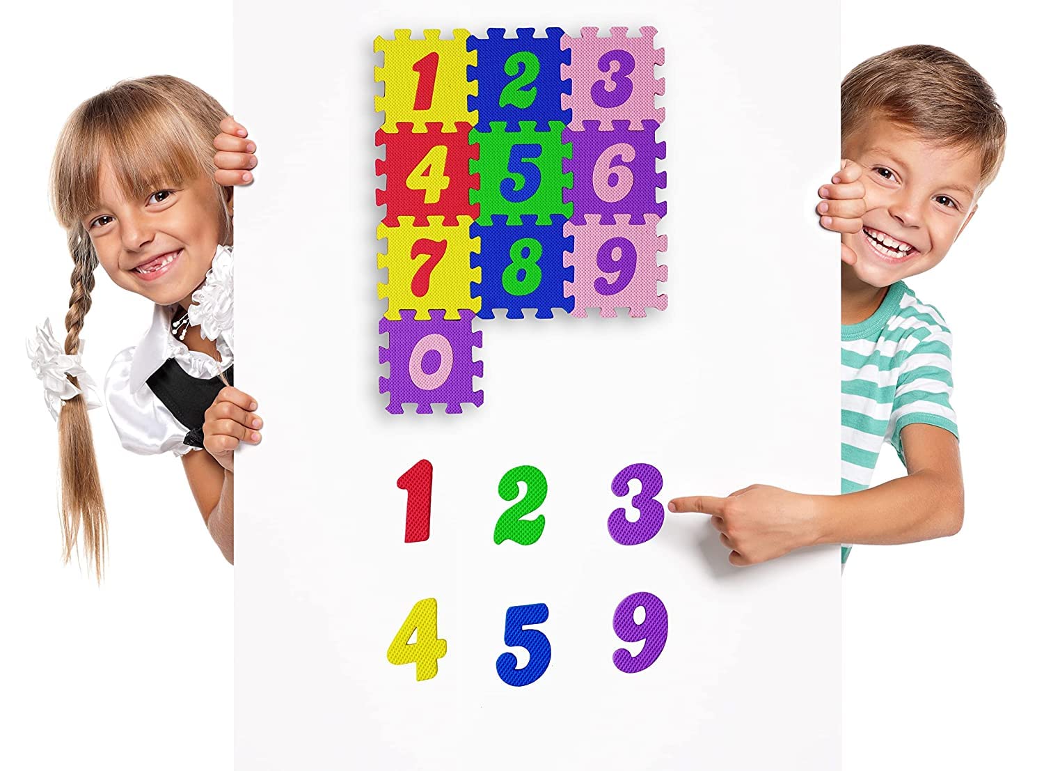 Baby Puzzle Numbers 123 Floor Mat