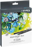 Lyra Aqua Brush Dual Tip Markers Set - thestationerycompany.pk