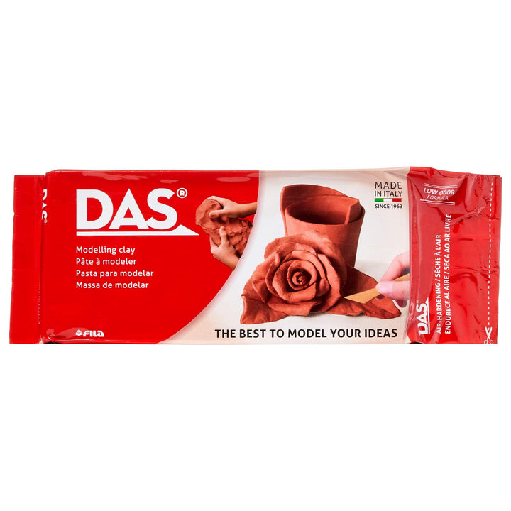 Das Air Dry Modelling Clay White Terracotta Colors - thestationerycompany.pk