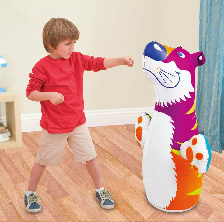 Intex 3D Bop Bag Blow Up Inflatable Tiger - thestationerycompany.pk