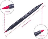 M&G Duo Coloring Brush Pens - thestationerycompany.pk