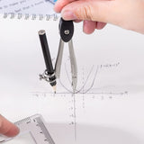 Deli Orbit Compass Metal Geometry Box EG30695