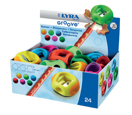 Lyra Single Hole Sharpener Box 24 Pcs - thestationerycompany.pk