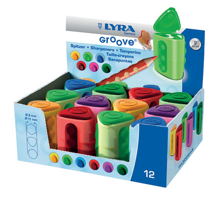 Lyra Groove Twin Hole Sharpener - thestationerycompany.pk