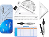 Deli Orbit Compass Metal Geometry Box EG30695
