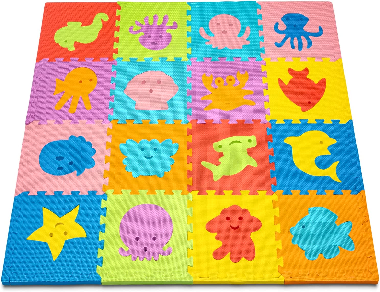 Baby Puzzle Sea Animals Floor Mat