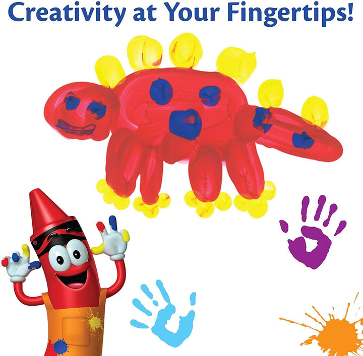 Crayola Washable Finger Paint Pack Of 3 - thestationerycompany.pk