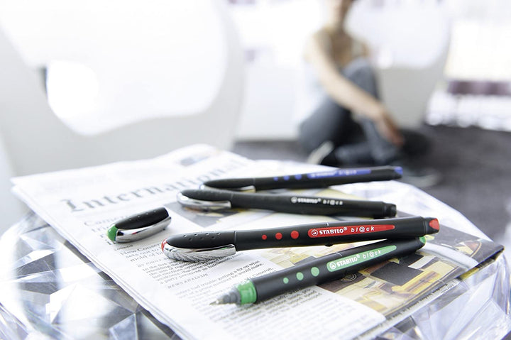 Stabilo Black Rollerball Pen Single Piece - thestationerycompany.pk